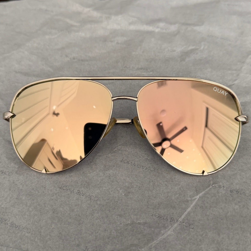 Dezi x Quay High Key Aviator Sunglasses